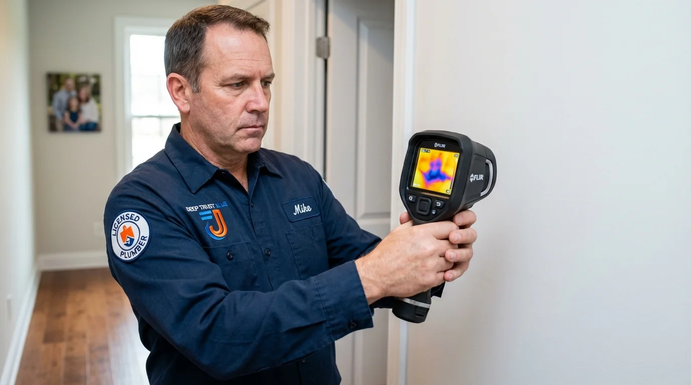 Thermal imaging leak detection by Johns Plumbing LLC in Pembroke Pines
